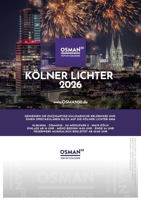 Kölner Lichter 2026 Ticket OSMAN30 Köln